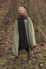 Edrahil Cape - Dark Brown and Dryad Green