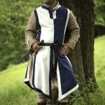 Basic Tabard - Blue and Off-White