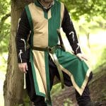 Basic Tabard - Green and Dark Desert Beige