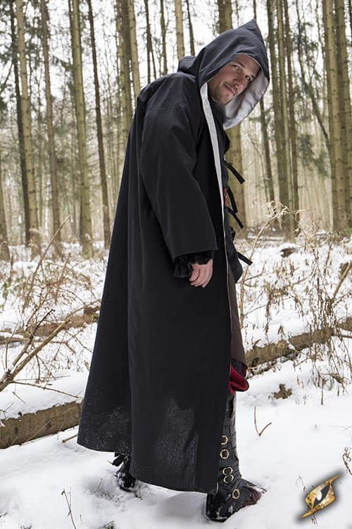 Magician Robe Black and Silver