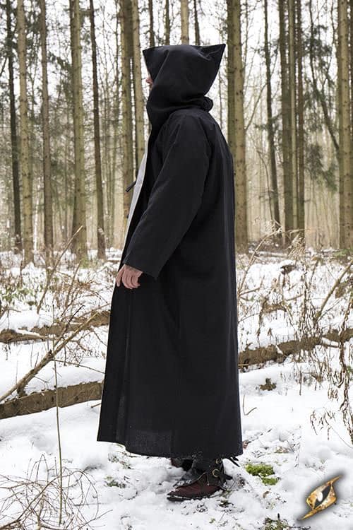 Magician Robe Black and Silver