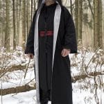 Magician Robe - Black and Silver