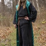 Magician Robe - Black and Dark Green