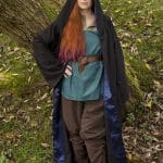 Magician Robe - Black and Dark Blue