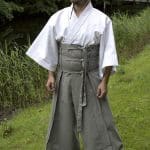 Samurai Pants - Gray and Black