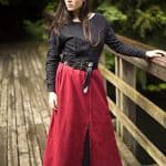 Battle Skirt - Dark Red