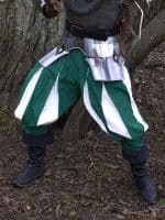 Landsknecht Pants - Green and Off-White