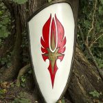 Elven Shield - Red - Foam Shield