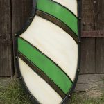 Knight's Shield - Green and White