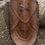 Elven Buckler - Leather Covered Foam Shield