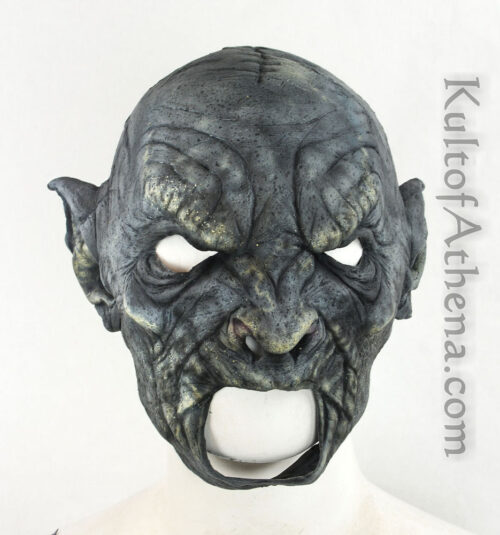 Beastial Orc Mask - Blue