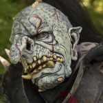 Troll with Hair Mask - Gray