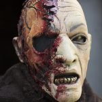 Half Face Zombie Mask