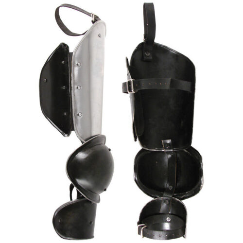 Black Ice Steel Leg Armour