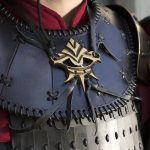 Ratio Symbol - Brass Chest Medallion