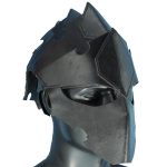 Assassins Leather Helmet - Black