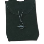 Suede Pouch - Small - Black