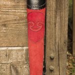 Archers Leather Quiver - Black & Red