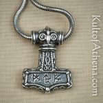 Bindrune Hammer Pendant