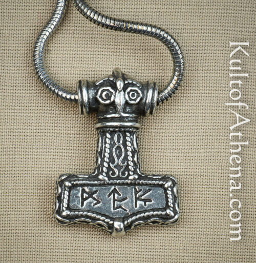 Bindrune Hammer Pendant