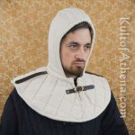 Padded Arming Hood with strap and buckle