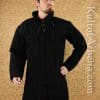 Light Gambeson with Removable Laced Arms - Black