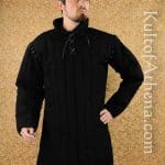 Light Gambeson with Removable Laced Arms - Black