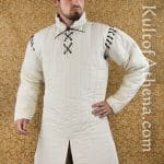 Gambeson with Removable Laced Arms - Natural