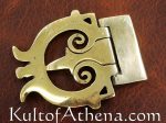 Roman Herculaneum Legionary Buckle - Brass