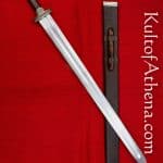 Scandinavian Vendel Chieftain's Sword - Tin Plated with Brass Hilt Accents