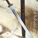 Scandinavian Vendel Chieftain's Sword - Brass Hilt with Tin Plated Accents