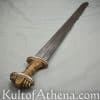 The Fetter Lane Sword - 8th Century Saxon Sword - Bronze Hilt with Damascus Blade
