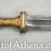 The Fetter Lane Sword - 8th Century Saxon Sword - Bronze Hilt with Damascus Blade