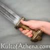 The Fetter Lane Sword - 8th Century Saxon Sword - Bronze Hilt with Damascus Blade