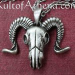 Ram Skull Pendant and Necklace