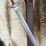 Dragon Fang - Damascus Knightly Sword