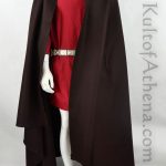Roman Wool Sagum - Dark Brown