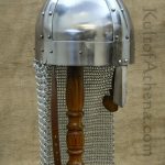 Nasal Bar Spangenhelm with Aventail - 20 Gauge