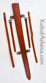 Modular Sword Scabbard - Top Grain Leather - For Swords Blades up to 37'' in Length
