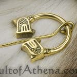 Large Viking Serpent Penannular Fibula / Brooch
