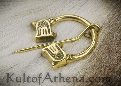 Large Viking Serpent Penannular Fibula / Brooch