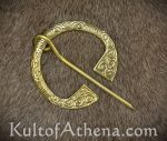 Celtic Triskele Penannular Fibula / Brooch
