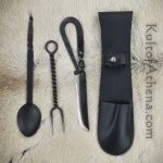Hand Forged Stainless Steel Medieval Cutlery Set - Knife