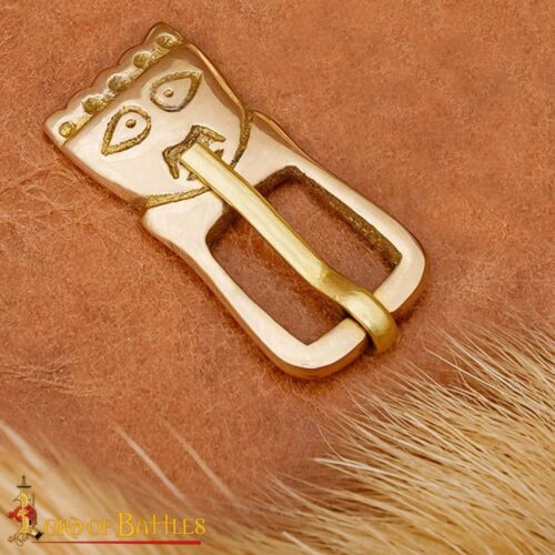 Brass Saxon King Buckle – Lord of Battles