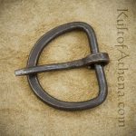 Antiqued Steel D-Ring Buckle - Medium