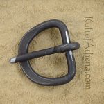 Small Antiqued D-Ring Buckle