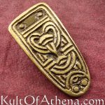 Antiqued Brass Viking Belt Chape