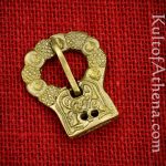 Medieval Brass Belt Buckle