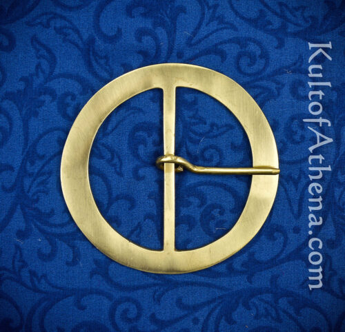 Large Brass Disc Buckle
