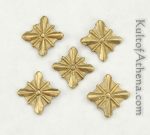 Brass Medieval Belt Studs - Set of 5